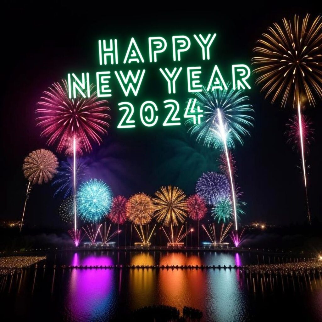 happy new year 2024 full hd cover