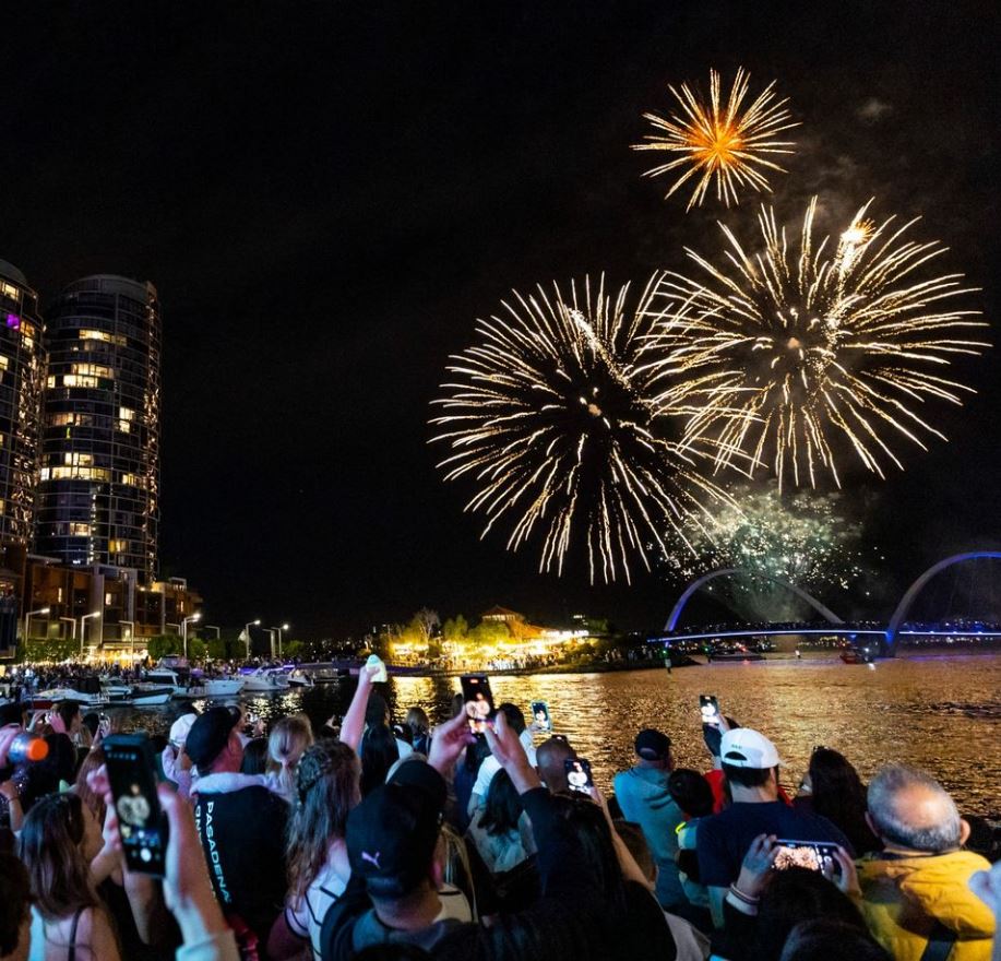 new years eve fireworks 2024 perth australia